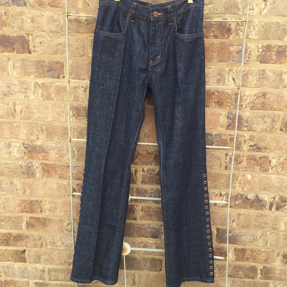 Calvin Klein Grommet Detail dark wash jeans Size6